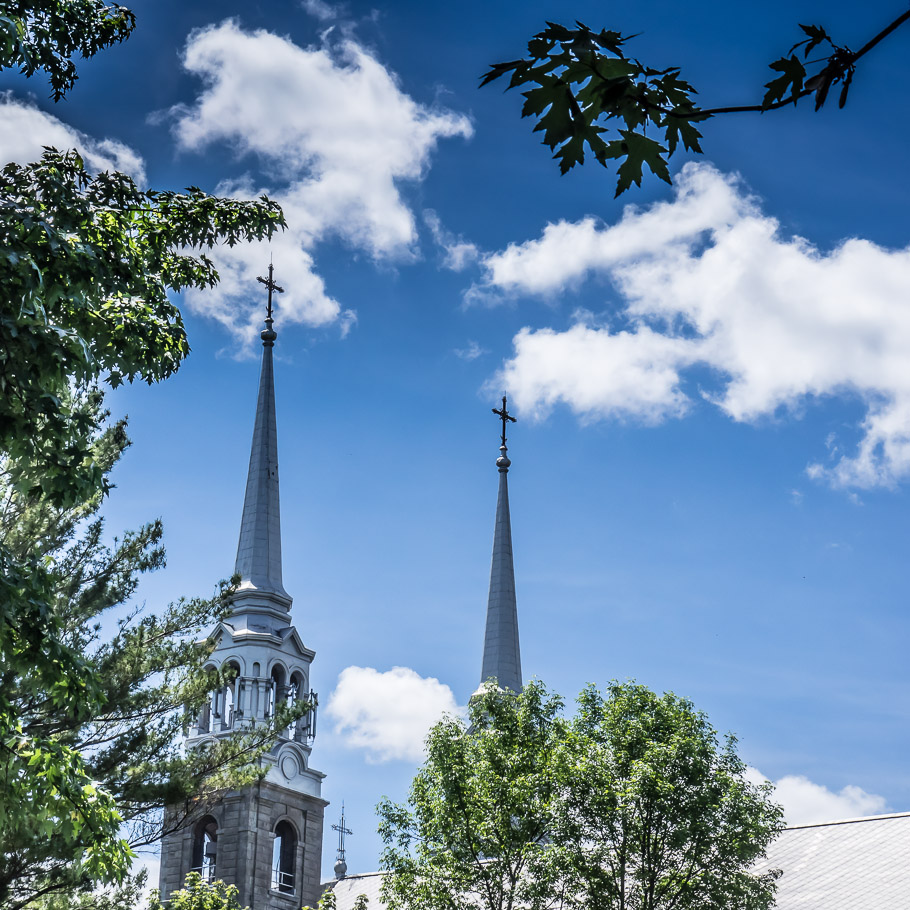 Church Spires, Gouin Oest, Ste Genevieve - Montreal