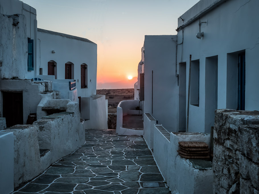 Folegandros Island, Village Sunset