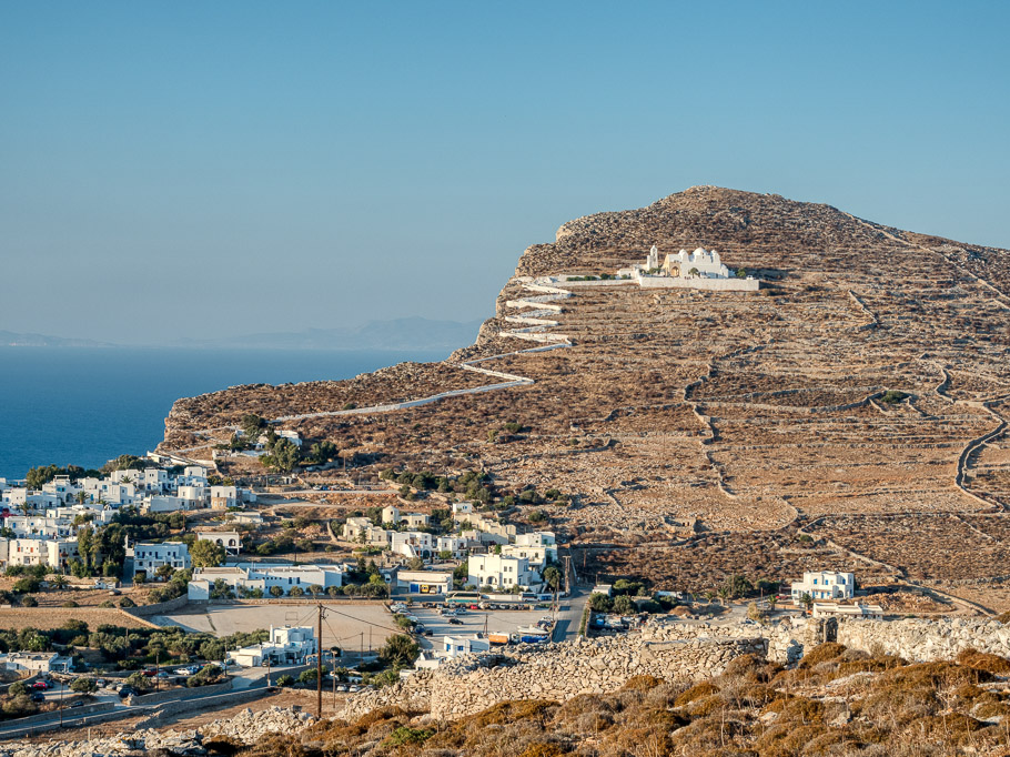 Folegandros Island, Church with Penitent's Way