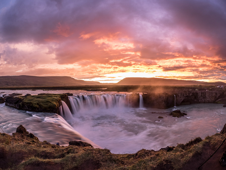 Goðafoss at Sunset