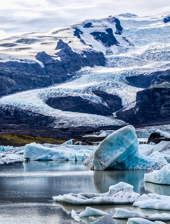 Fjarlsarlon Glacier and Lagoon