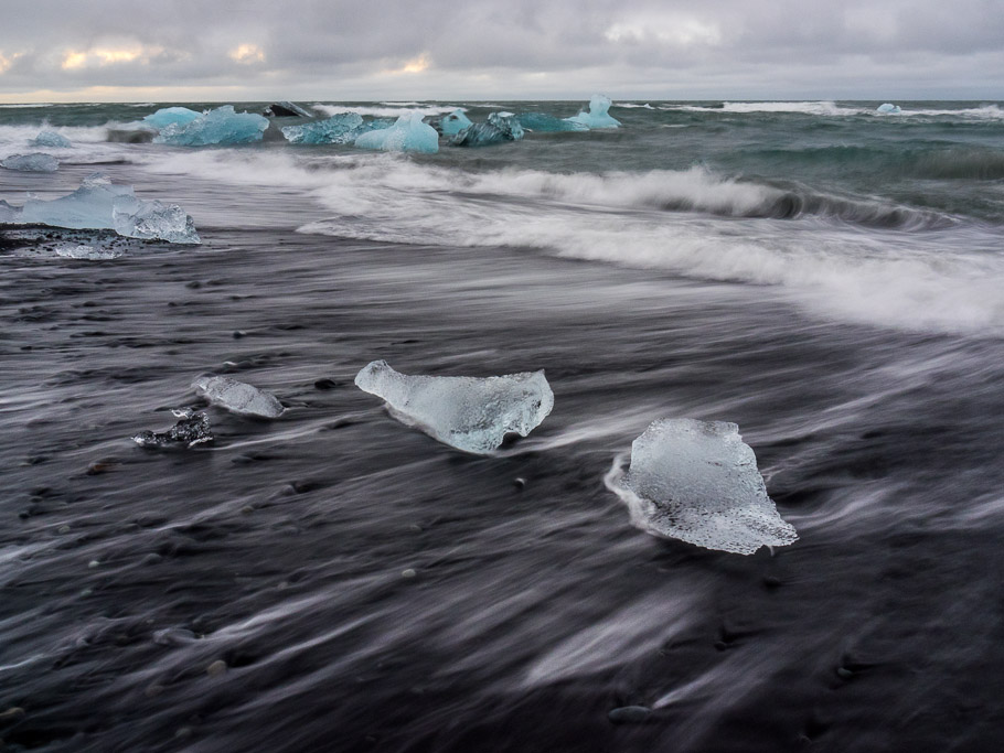 Ice and Icebergs at Ice Beach